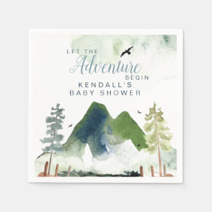 Adventure Baby Shower Napkin