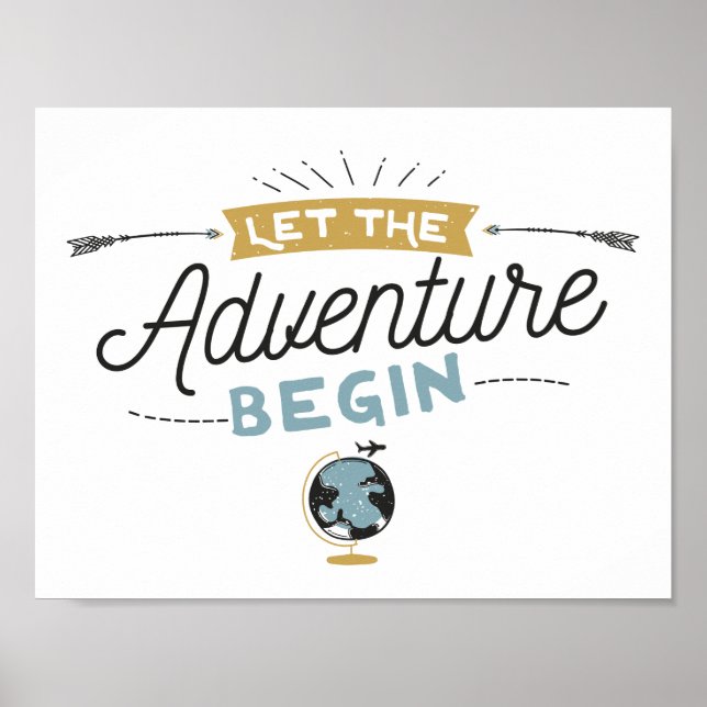 Adventure Baby Shower sign (Front)