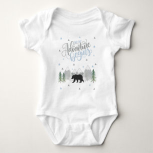 Adventure Bear Boy Bodysuit