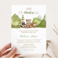Adventure Begin Woodland Baby Shower 