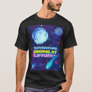 Adventure begins at liftoff insulated tumbler T-Shirt