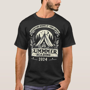 Adventure Begins At Your Library Summer Reading Pr T-Shirt