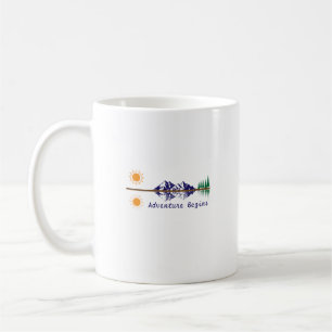 Adventure Begins Coffee Mug