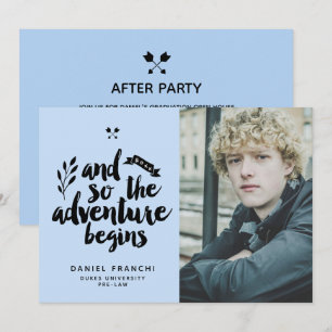 Adventure Begins Graduation Announcement