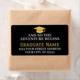 Adventure Begins - Graduation Photo Return Adresse