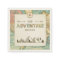 Adventure begins Paper Napkin World map Travel