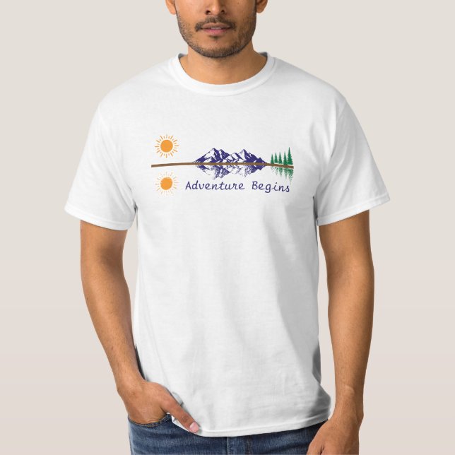 Adventure Begins T-Shirt (Front)