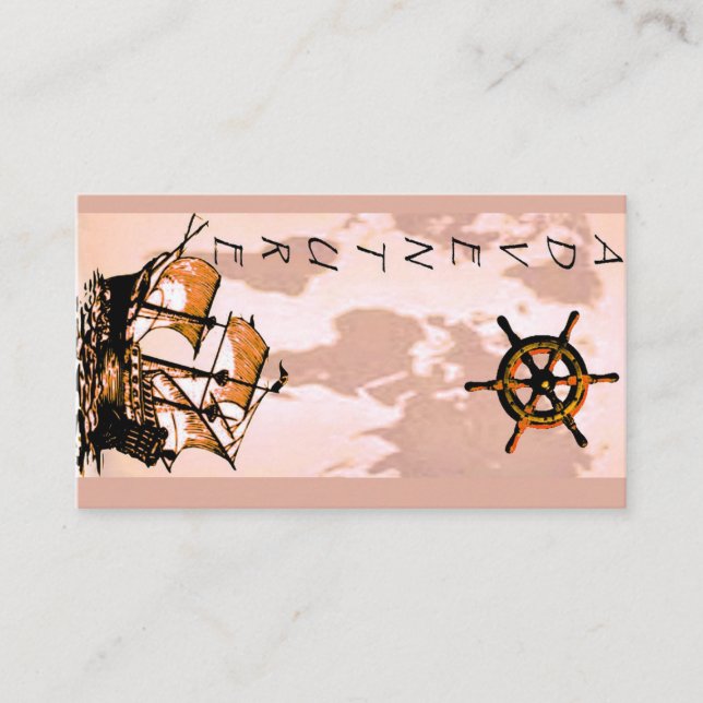 Adventure Bookmark Business Card (Front)