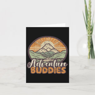 Adventure Buddies Couples Funny Hiking Adventure M Card