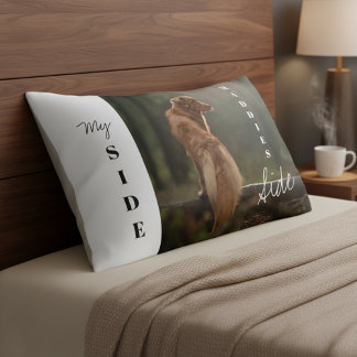 Adventure Buddy Vibes: Custom Retriever Photo Pillowcase