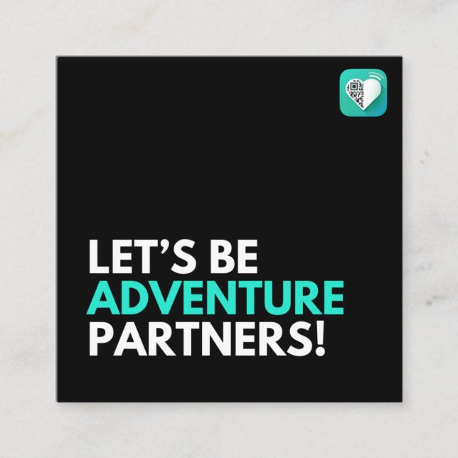 ADVENTURE BUDS SQUARE BUSINESS CARD (Front)
