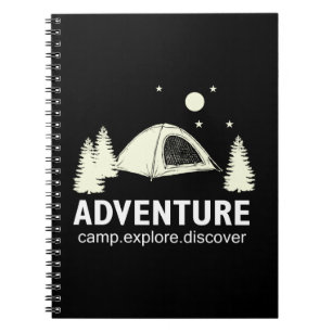 Adventure Camp Explore and Discover Notebook