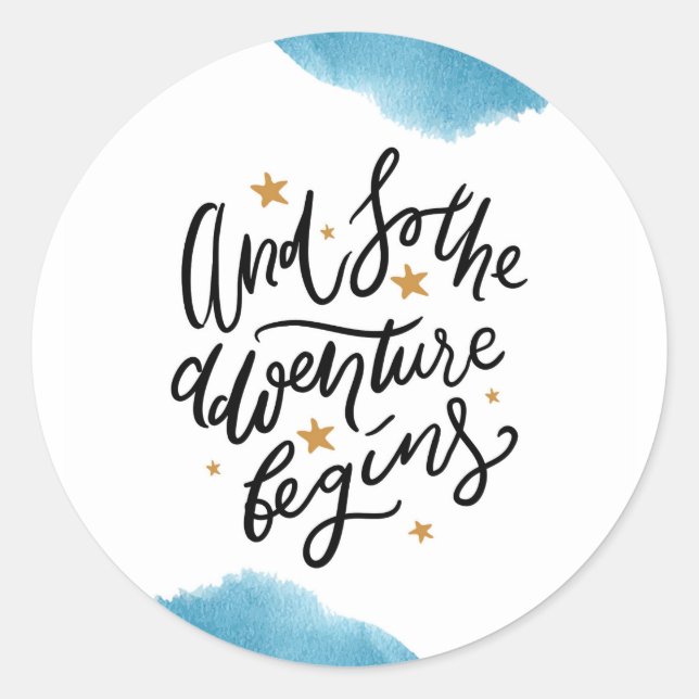 Adventure Classic Round Sticker (Front)