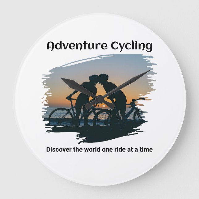 Adventure Cycling Large Clock (Front)