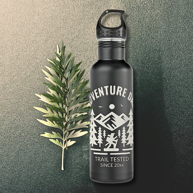 Adventure Dad Trail Tested – Custom Rugged Design 710 Ml Water Bottle (Creator Uploaded)