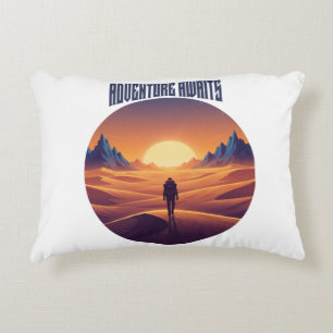 Adventure Desert Tee — Chasing Dunes & Desert Sky Accent Pillow