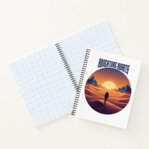 Adventure Desert Tee — Chasing Dunes & Desert Sky Notebook
