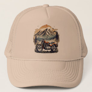 Adventure Dream: Vintage Legend Bike Road trip Trucker Hat