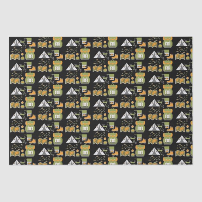 Adventure Equipment  Pattern Tissue Paper (Front)