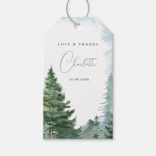 Adventure Forest Oh Boy Baby Shower Gift Tags