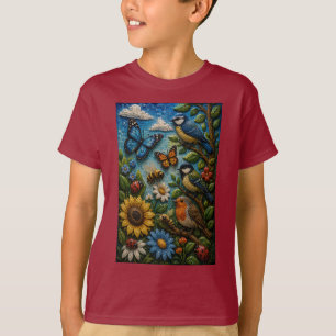 Adventure Garden 3D Mosaic T-Shirt