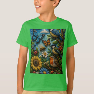 Adventure Garden 3D Mosaic T-Shirt