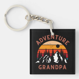Adventure Grandpa Keychain
