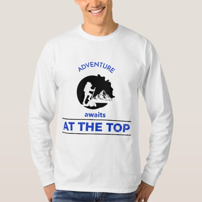 Adventure Hiking, Adventure Awaits at the Top (Front)