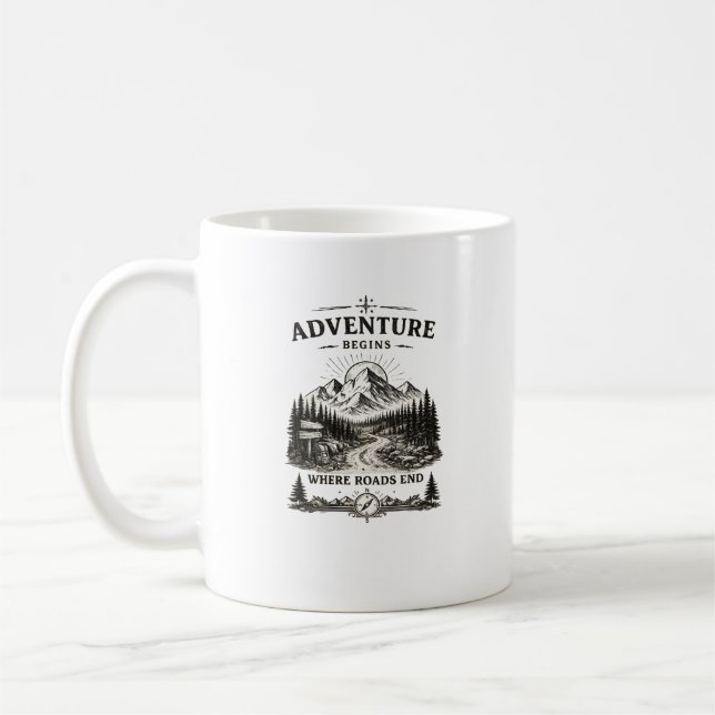 Adventure Hiking Camping Mug (Left)