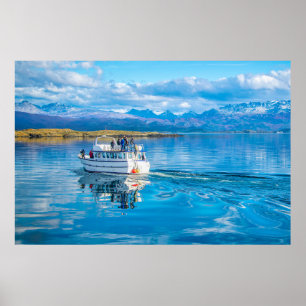 Adventure in Beagle Channel, Ushuaia, Argentina Poster