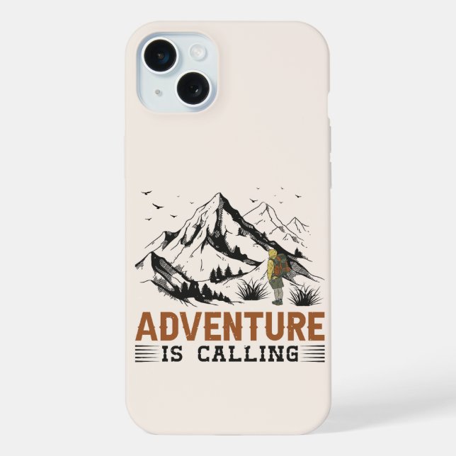 Adventure Is Calling iPhone Case (Back)