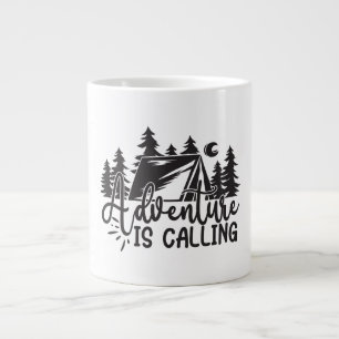 Adventure Is Calling Large Coffee Mug