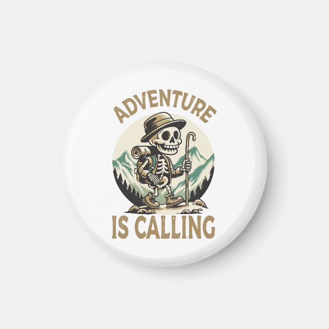 Adventure is calling magnet (Front)
