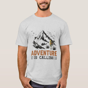 Adventure Is Calling T-Shirt - Embrace the Journey