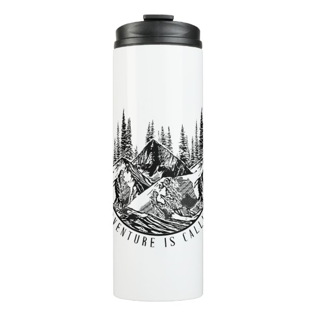 Adventure is calling thermal tumbler (Front)