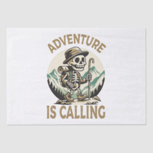 Adventure is calling tissue paper