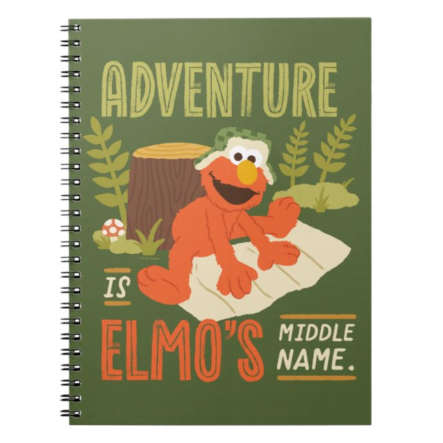 Adventure is Elmo's Middle Name Notebook (Front)