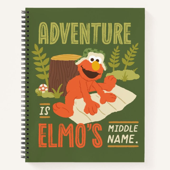 Adventure is Elmo's Middle Name Notebook (Front)