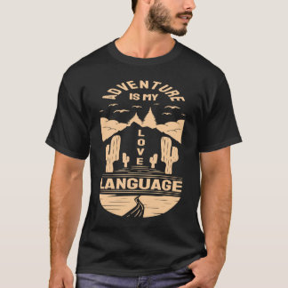 Adventure is My Love Language Camp Graphic Plus S T-Shirt
