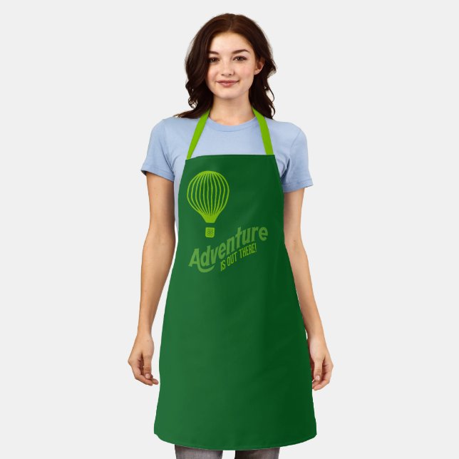 Adventure is out there 2 apron (Worn)