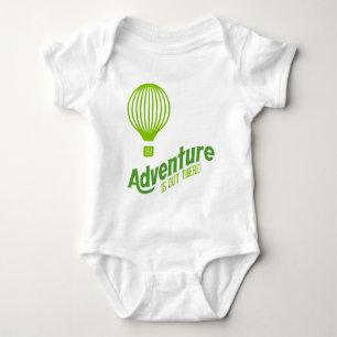 Adventure is out there 2 baby bodysuit