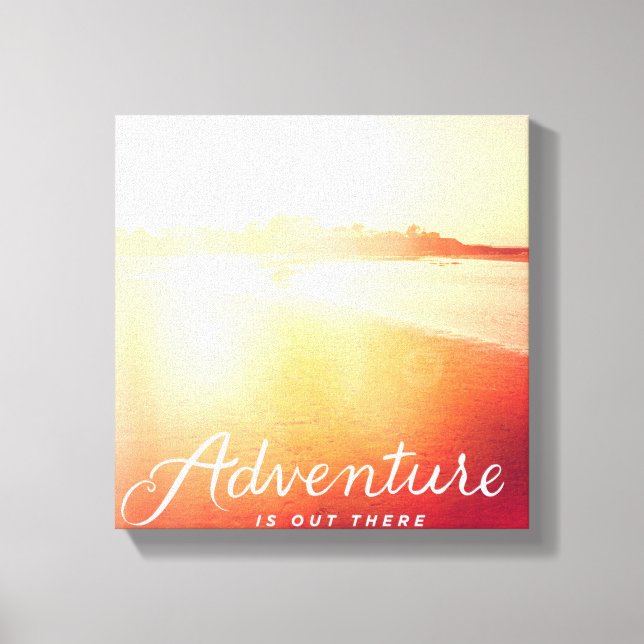 Adventure Is Out There Canvas Print (Front)