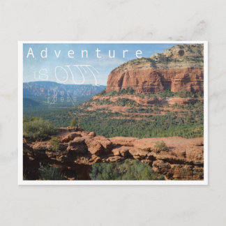 Adventure is Out There Postcard