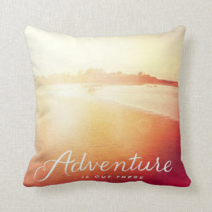 Adventure Is Out There Throw Pillow