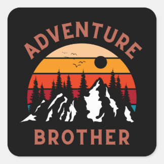 Adventure Kid Square Sticker