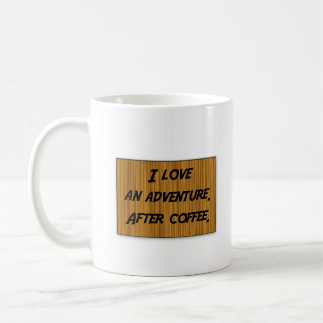 Adventure love coffee mug (Gauche)