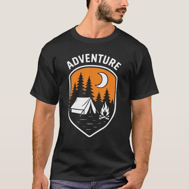 Adventure Men's Basic T-Shirt (Devant)