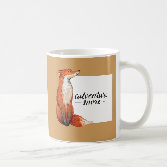 adventure more fox coffee mug (Right)