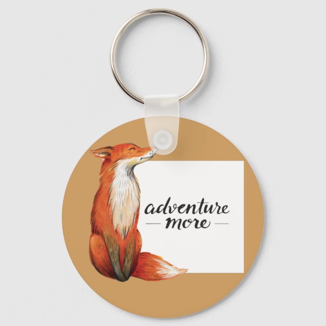 adventure more fox keychain (Front)