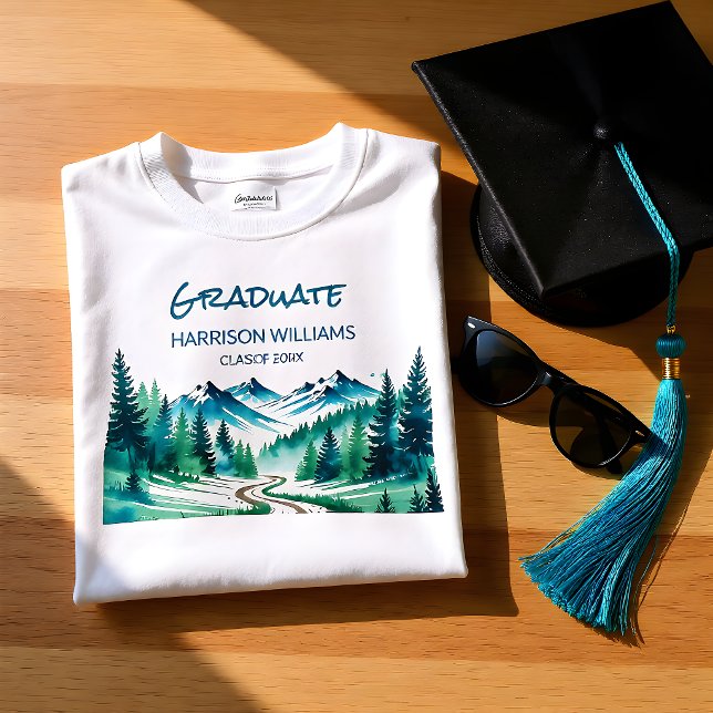 Adventure Mountain Graduate  T-Shirt (Creator Uploaded)